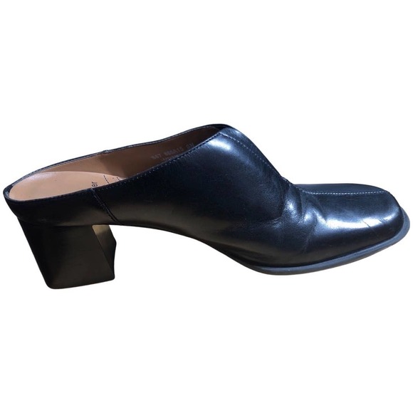 Naturalizer Slip On 9N Shoes Mules Leather Upper Man Made Office FLAWED - Picture 8 of 11